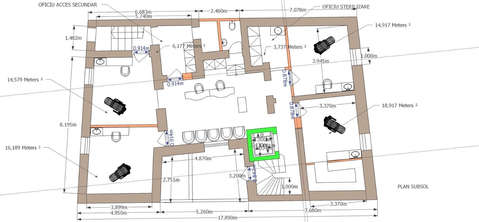 25 camere Universitate amenajate - Poză 29