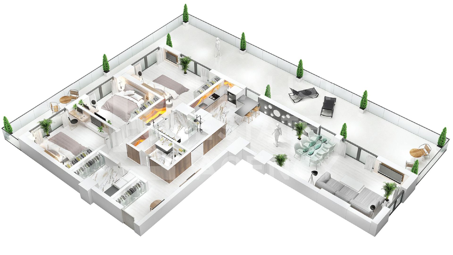 Vânzare, penthouse cu 4 camere, Carpathia, Brașov - Schiță 6
