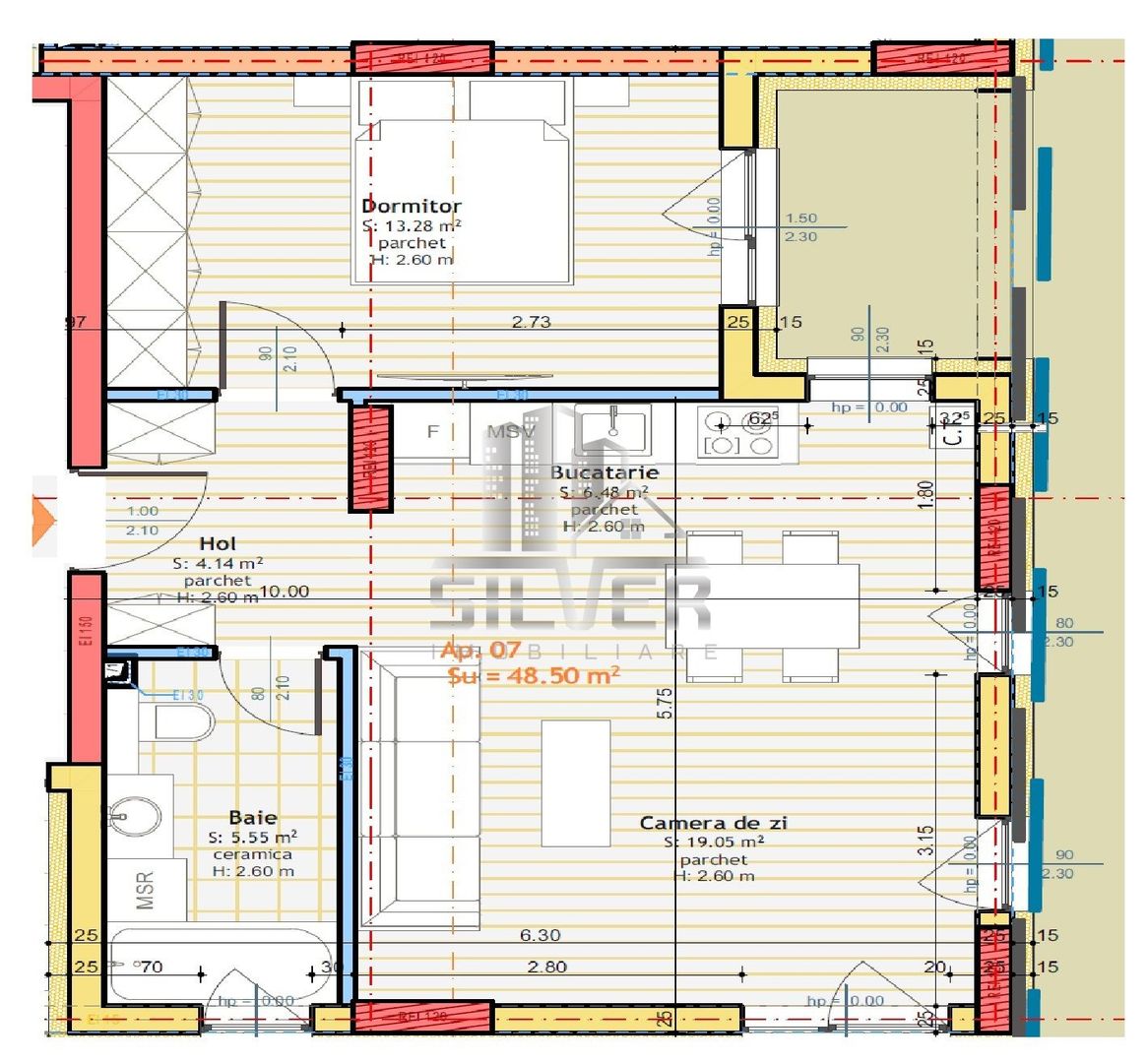 Apartamente 2 - 3 camere finisate in Floresti, zona Somesului - Poză 11