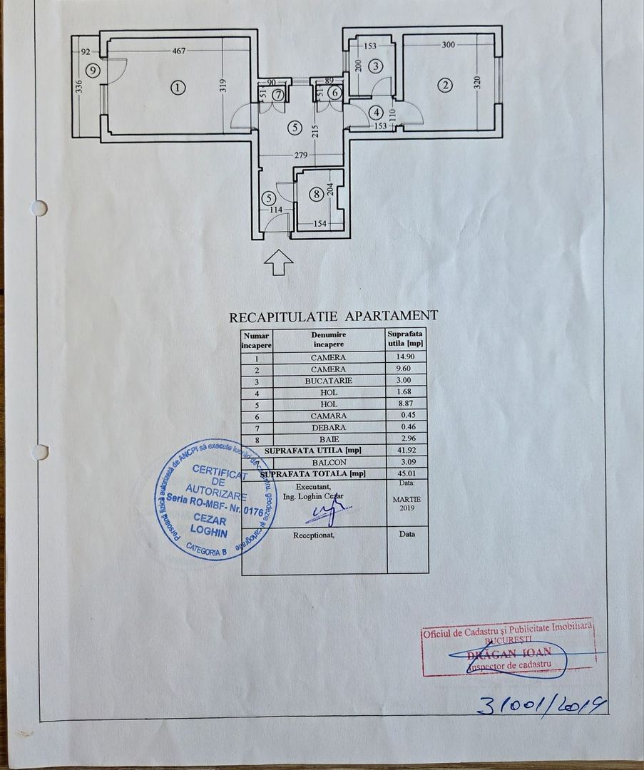 Apartament 2 camere, decomandat Gorjului - Poză 1