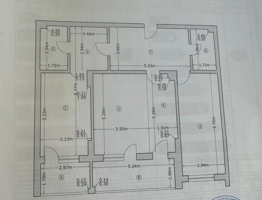 APARTAMENT 3 CAMERE ‖  IMOBIL 2023 ‖ ZONA UNIRII - Schiță 8