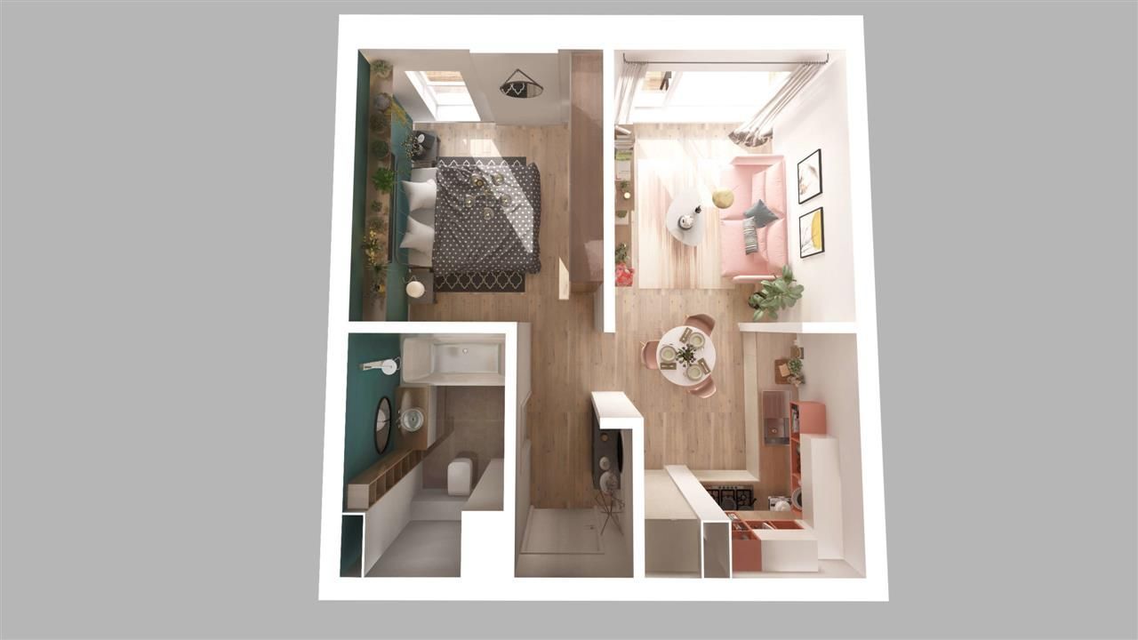 Apartament 2 camere | Finalizat | Porche Pipera - Poză 3