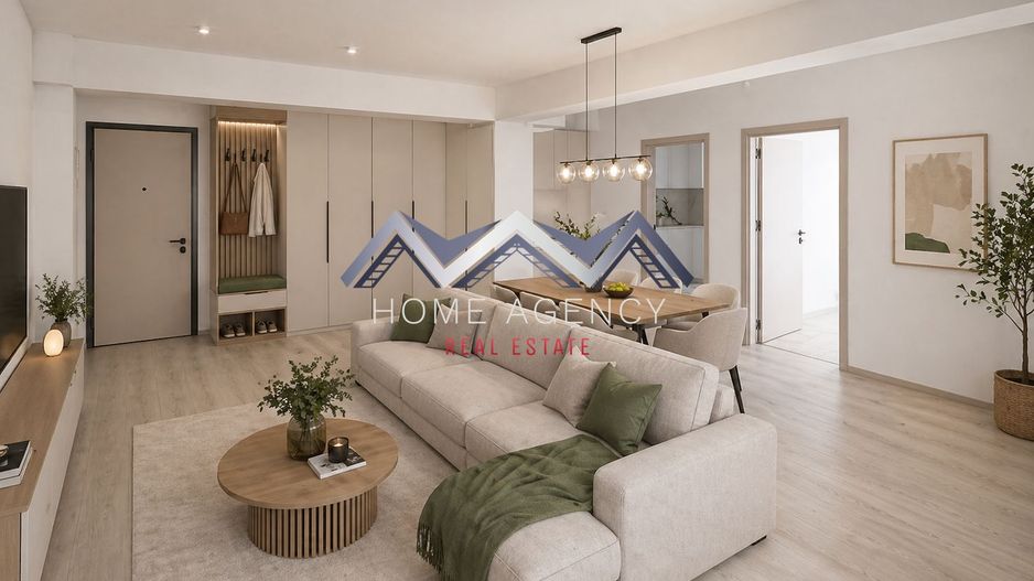 Apartament 2 camere Otopeni central | parcare subterană + bucătărie închisă - Poză 1