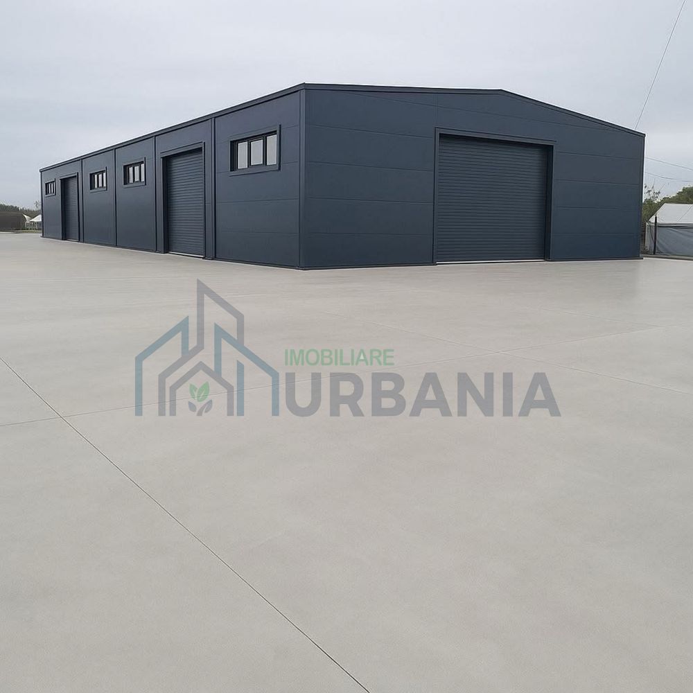 Hală de închiriat în Târgu Frumos, jud. Iași – 596 mp, open space, acces TIR - Poză 1