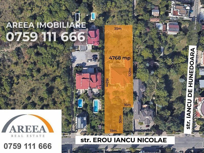 Teren 4768 mp cu deschidere la Erou Iancu Nicolae - Poză 2