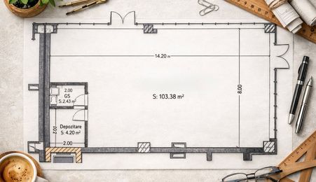 Spațiu comercial 192 mp | Str. Eroilor | Vitrină integrală | 9 parcări