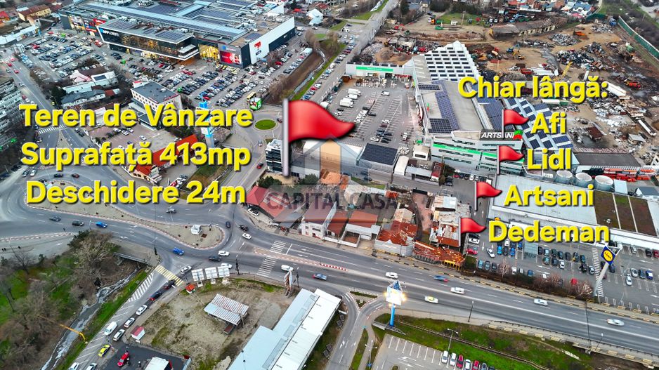 Teren de Vanzare langa Afi Ploiesti, Artsani si Lidl - Poză 2