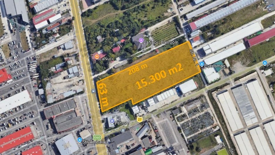 Teren intravilan – Afumați, DN2 – lângă Doraly Expo Market - Poză 1