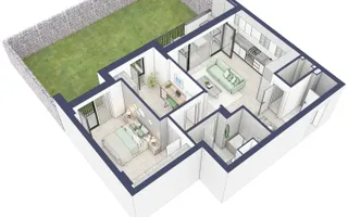 Apartament 3 camere | parter cu gradina | Zona Alba Iulia – Sibiu - Schiță 13