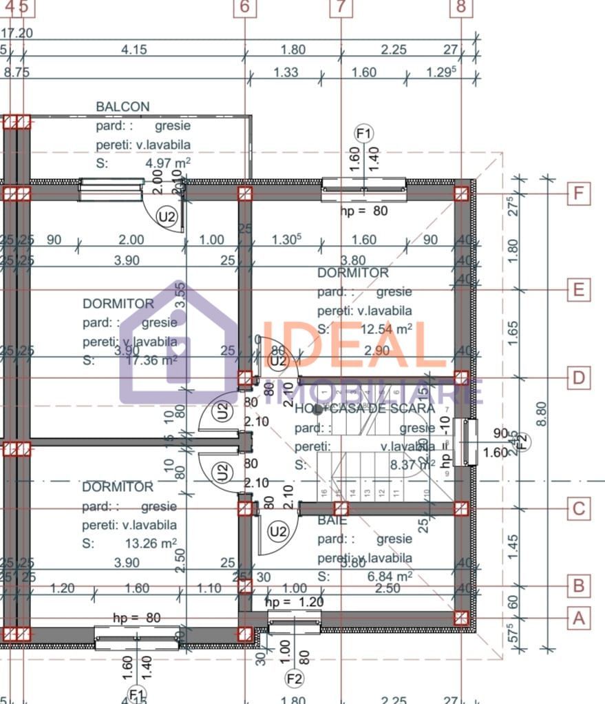 Casa Tip Duplex cu 4 camere in Zona Lidl Selimbar - Comision 0% - Schiță 3