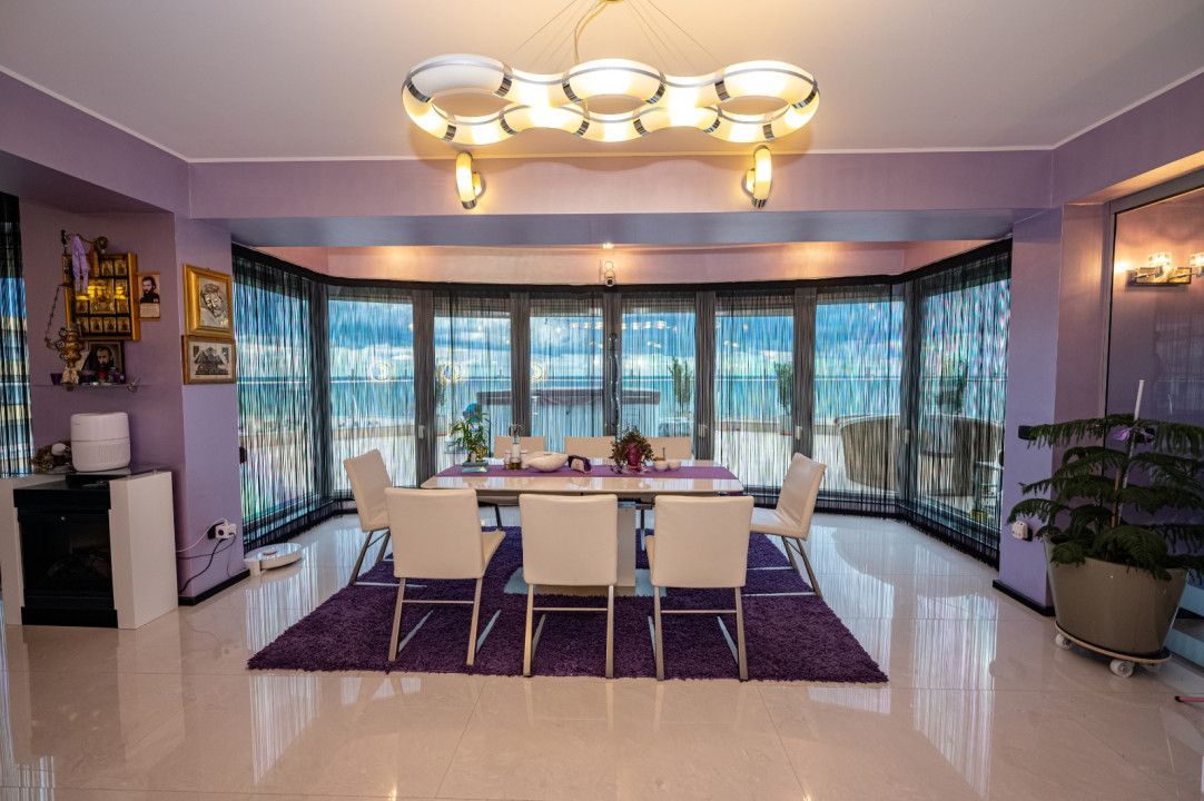 Statiunea Mamaia -UNICAT- Penthouse 220 mp cu vedere frontala la mare si jacuzzi - Poză 7
