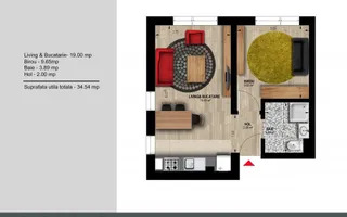 Apartament 2 camereDirect Dezvoltator Weiner 12 Residence Militari - Poză 17