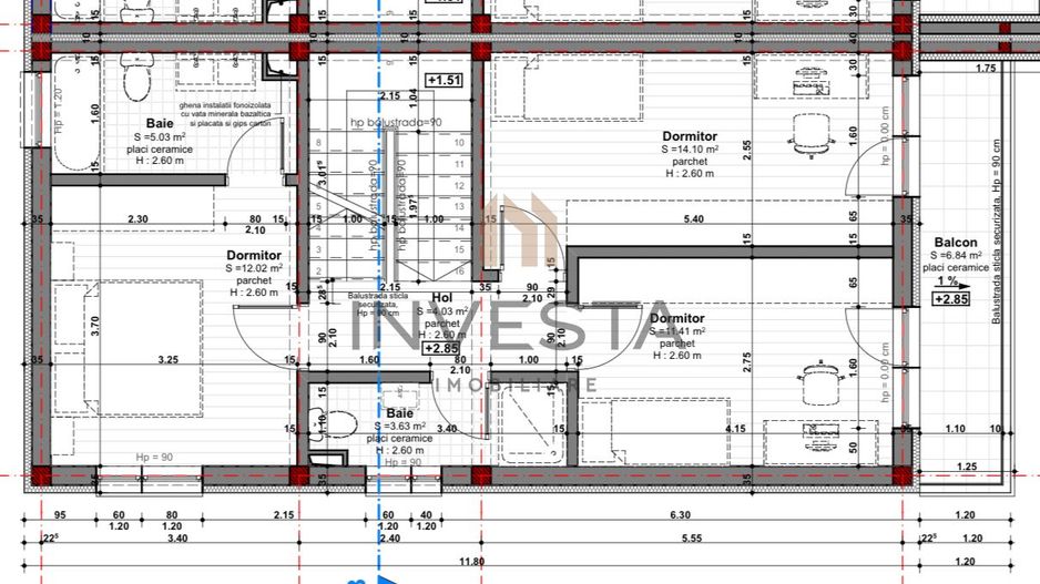 Duplex ultrafinisat | 4 camere | Gradina proprie | Vedere superba | - Schiță 23