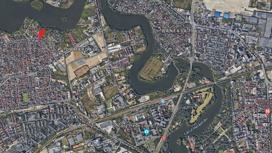 Teren 5963 mp deschidere lac Grivita 42 m cu deschidere la strazi 77 m - Poză 19