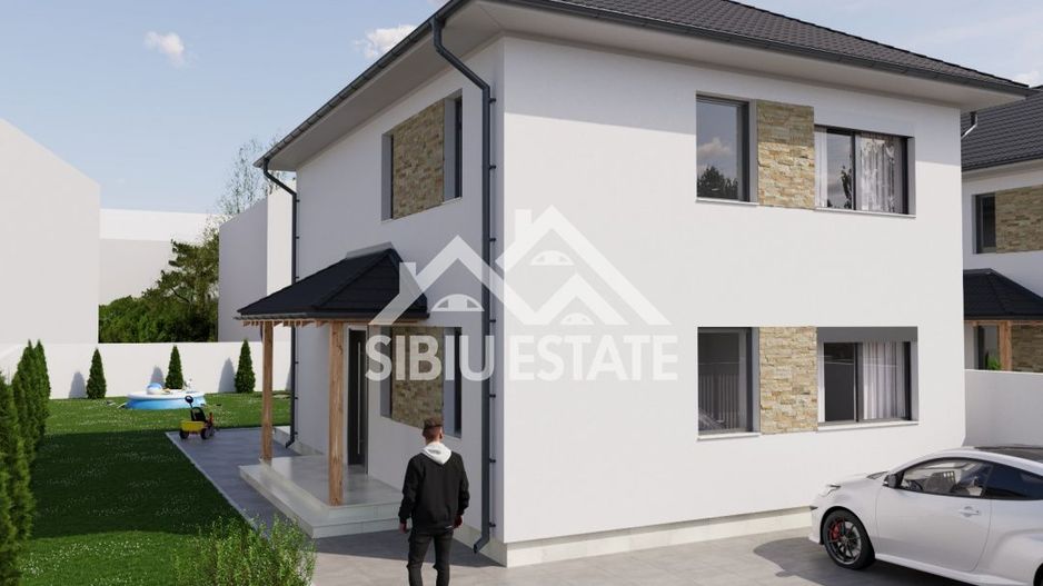 Casă individuală de vânzare – Șura Mică ,Teren 475 mp, zonă linistita - Poză 4