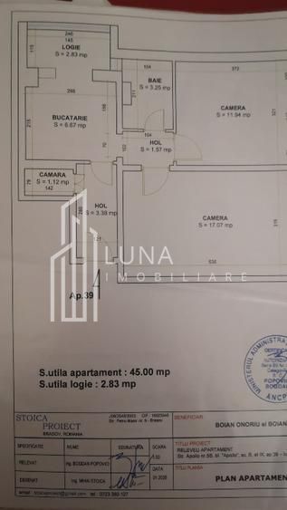 Vand apartament cu 2 cam. mobilat si  utilat - Poză 16