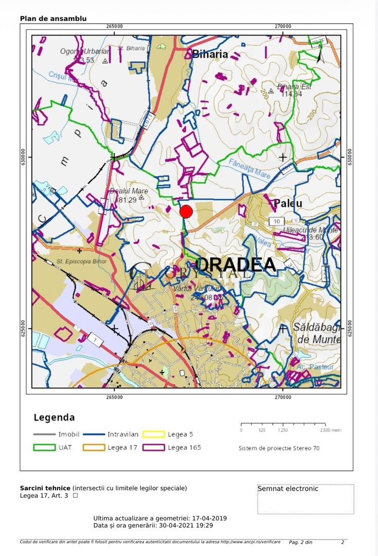 Teren intravilan în -Paleu 9.707 mp | Potențial excelent de investiție - Poză 3