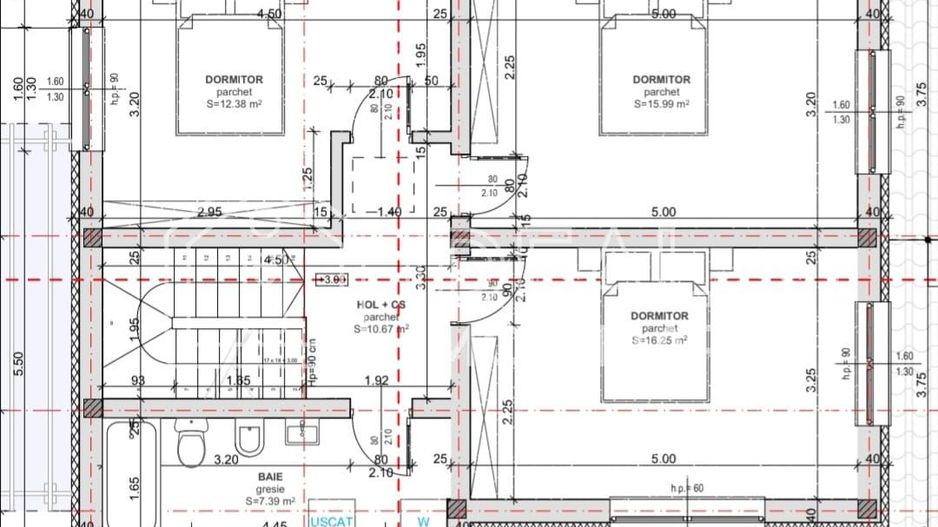 Casa Individuala cu 4 camere si carport, in Selimbar - Schiță 6