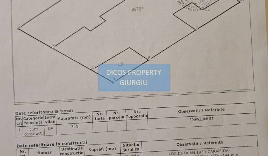 De vânzare  casă situată pe strada Mihail Sadoveanu - Schiță 25