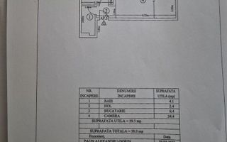 Garsoniera - 40MP | 2021 | Centrala | Parter Inalt | M Gorj la 15 min - Schiță 8