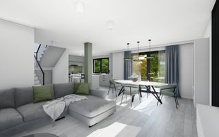 Casă nouă semifinisată cu living open space și 3 dormitoare - Poză 10