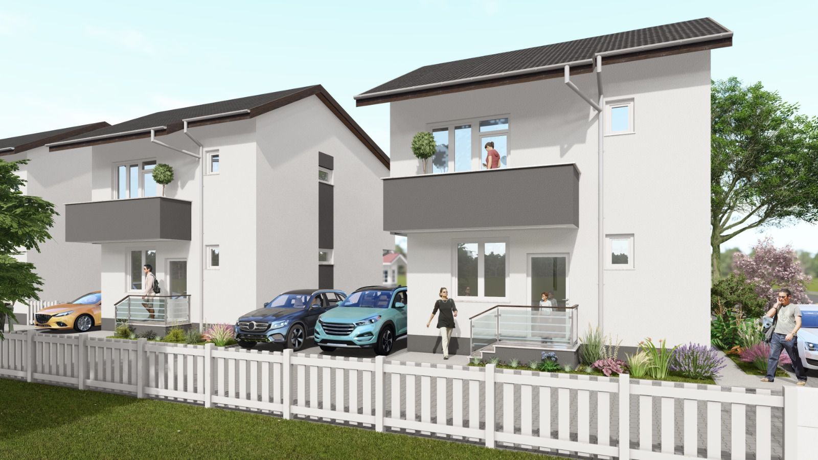 vila ind.+2parcari/112mp utili/115mp curte libera-Leordeni/Spl. Unirii - Poză 15