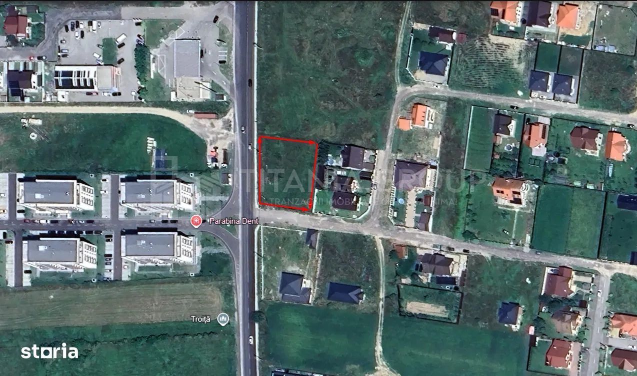 Teren generos 1441 mp cu deschidere 37 ml Râșnov - Vedere panoramica - Poză 4