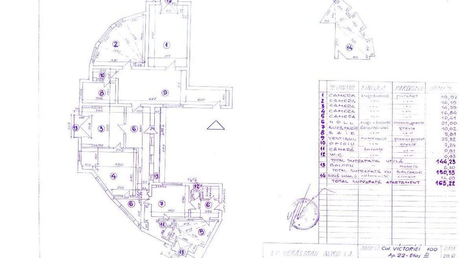 De Inchiriat Apartament 6 camere, C. Victoriei - Sala Palatului sect 1 - Poză 16