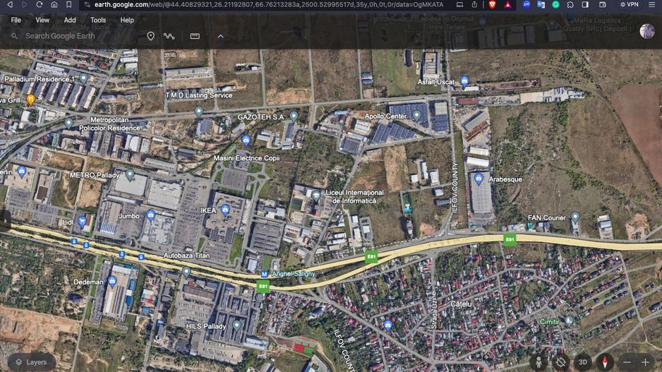 Teren intravilan 62.265 mp PUZ zona Pallady IKEA str. Balta Albina - Poză 10