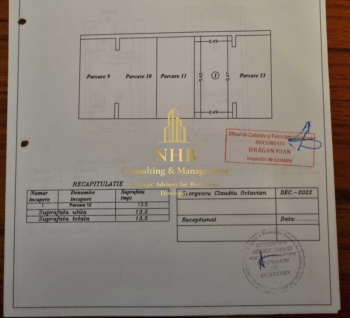 Studio tip duplex de vanzare –  COLETINA-BUCUR OBOR -PARCARE - Poză 8