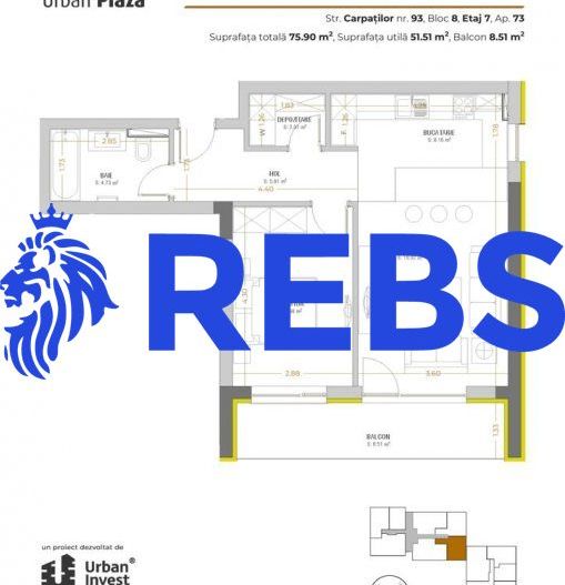 Apartament 2 camere Urban Plaza - Poză 9