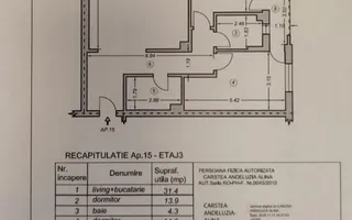 Apartament 3 camere + parcare Albert Meraki  91.3mp St. 2020 - Poză 19