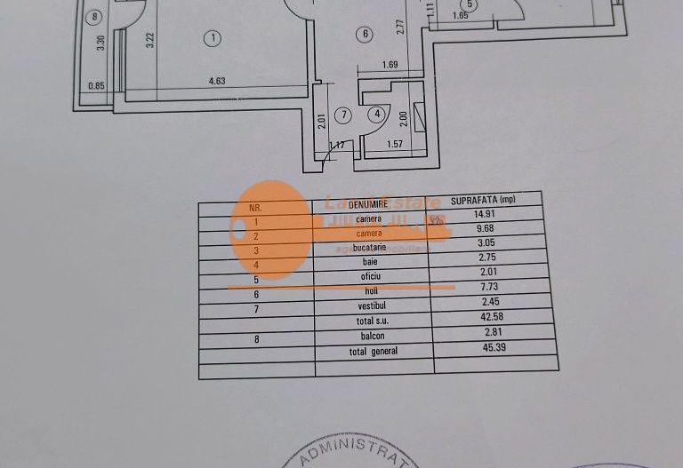 Apartament 2 Camere Lujerului (centrala propie ) Metrou - Poză 8