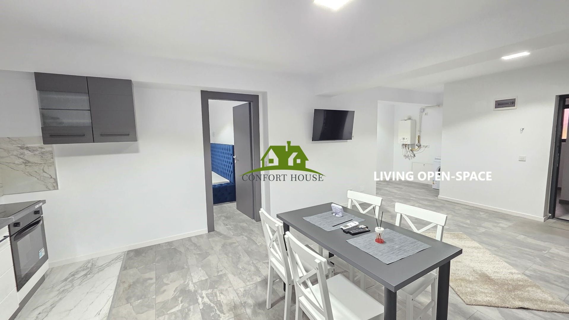 Apartament nou -mobilat utilat 3 camere -73 mp Etaj 2/3 - Poză 2