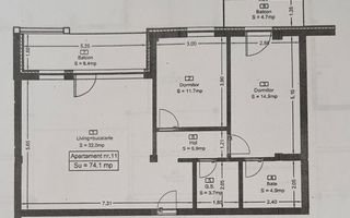 Apartament modern, 2 camere, 87 mp, zonă Parcul Poligon - Poză 3