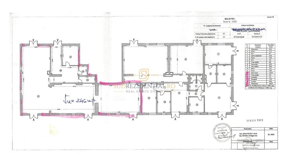 Spatiu comercial de 246 mp, 9 locuri de parcare, zona Metalurgiei - Schiță 8