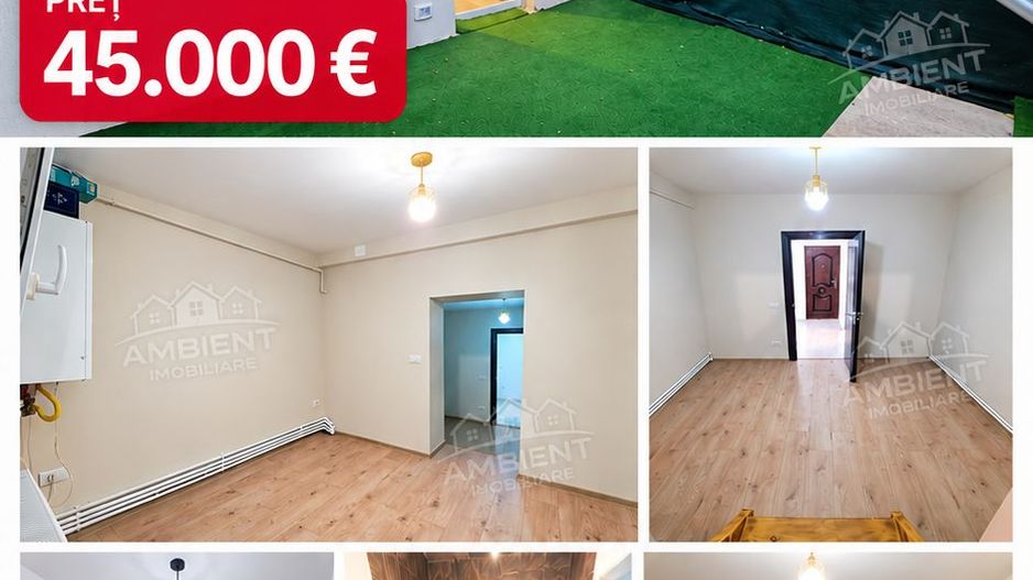 Apartament cu 2 camere, parter, renovat total, VASLUI - zona PROCOPIU; - Poză 1