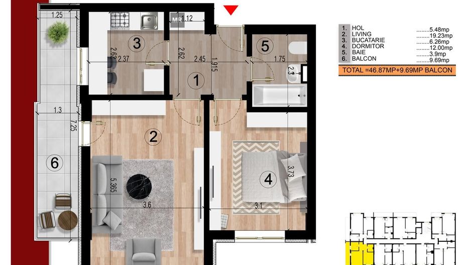 2cam.dec. gata-57mp-la aprox. 15min metrou Leonida/Berceni - Poză 3