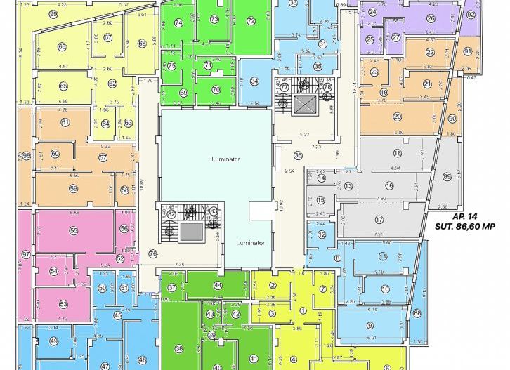 Tomis Nord/Carrefour -Vanzare apartament cu 2 camere, bloc nou. - Poză 10