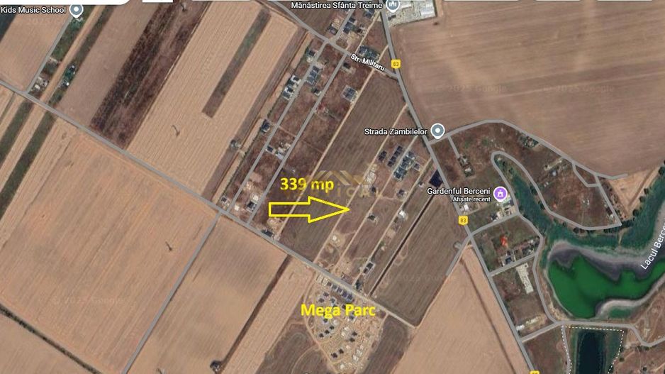 Teren 339mp, ocazie, Berceni/ Vidra - Poză 1