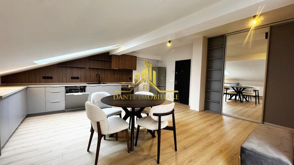 3 camere, TOTUL NOU, mobilat lux, bloc nou, parcare, Borhanciului - Poză 2