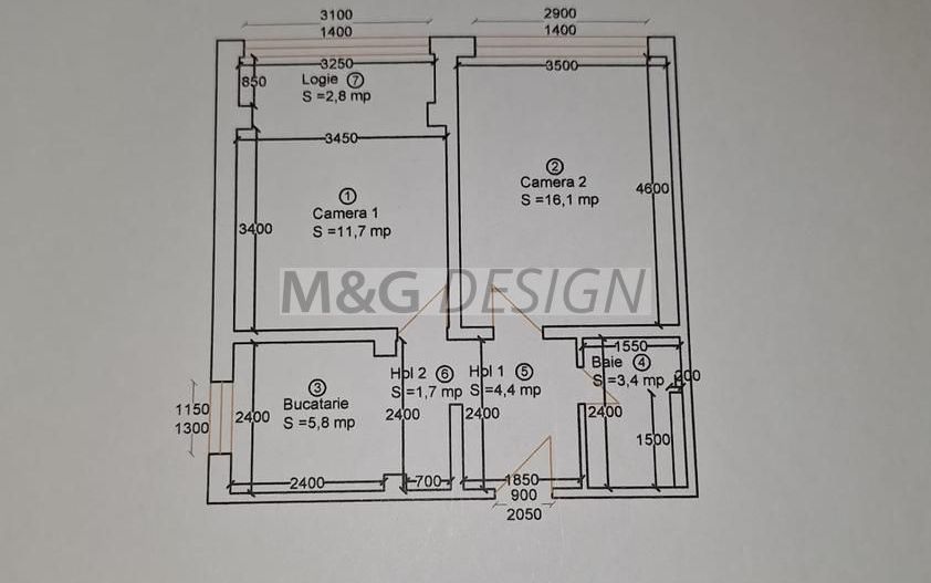 2 camere decomandat Complex Studentesc centrala proprie - Poză 12
