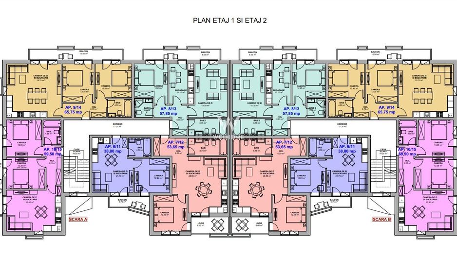 Apartament 3 camere,  Prelungirea Doamna Stanca - Schiță 6