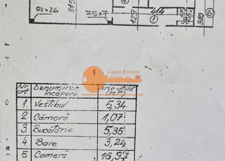 Garsonieră decomandată 33 mp zona Piața Iancului – 2 min de metrou - Schiță 10