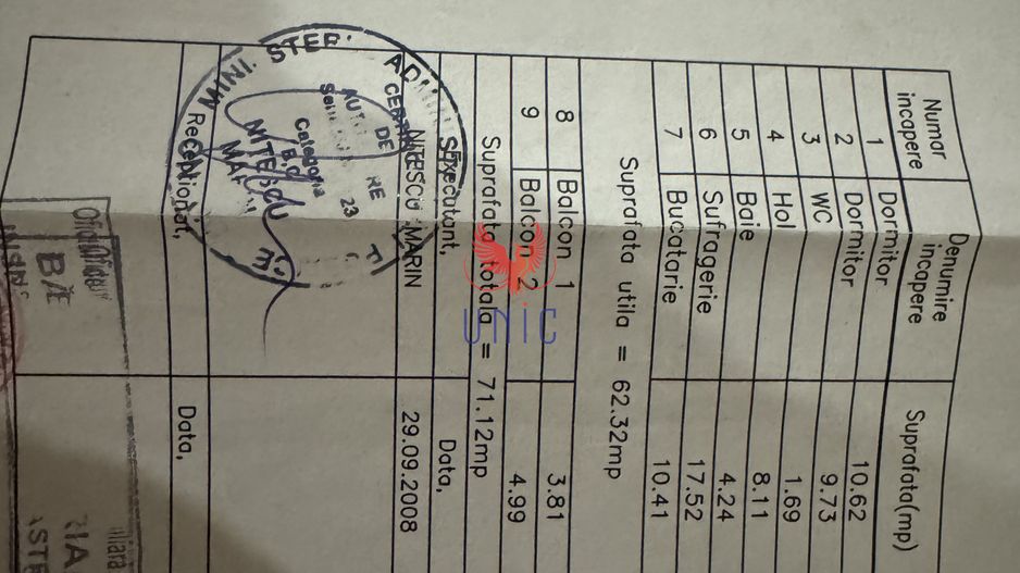 Apartament  3 camere decomandate - Schiță 10