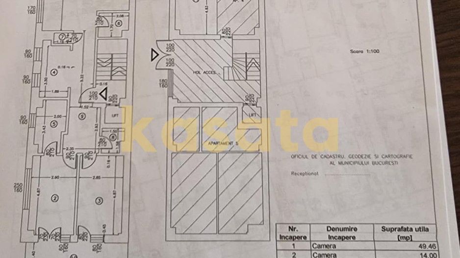 Apartament 3 camere Dorobanți | 120mp | Parcare | Bloc boutique - Schiță 19