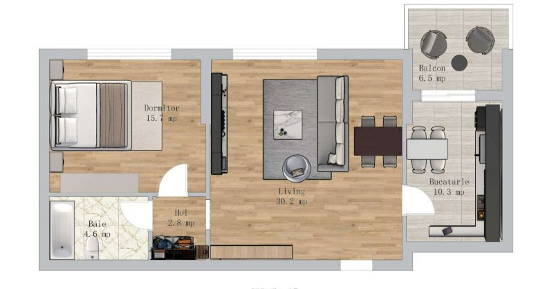 Apartament 2 camere de vanzare - Poză 1