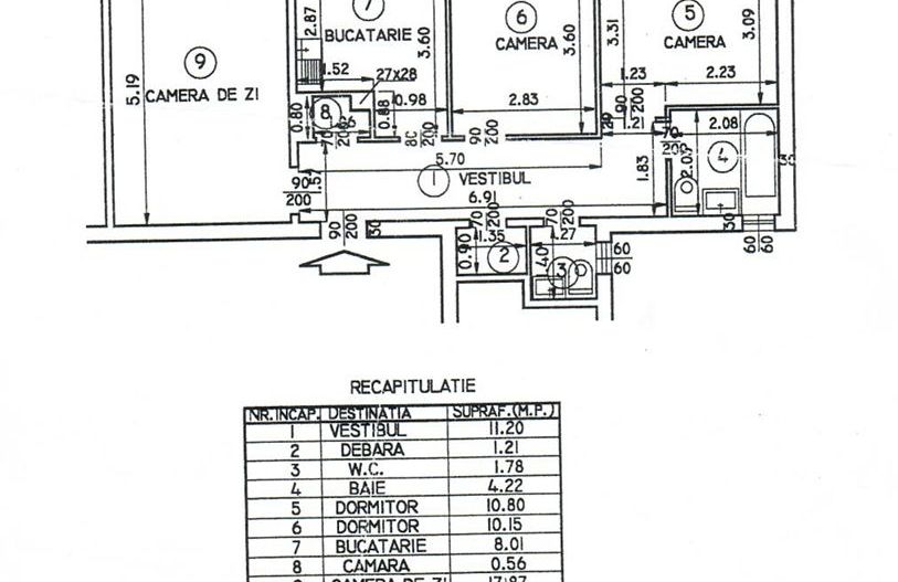 3 camere || TEI - Schiță 13