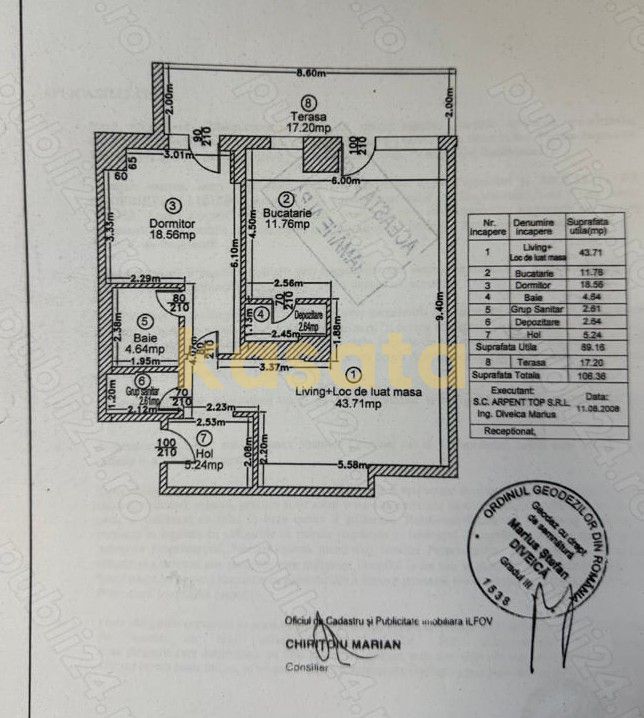 2 camere I 89 mp utili I 17 mp terasa I mobilat si utilat I Pipera - Poză 16