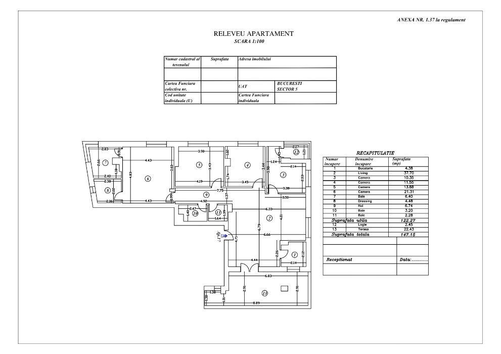 Apartament 5 camere 13 Septembrie - Poză 2
